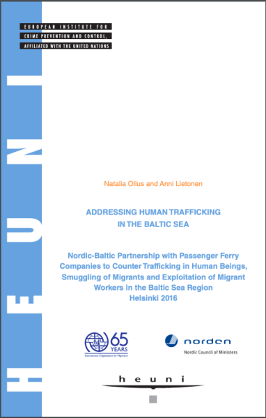 Addressing Human Trafficking in the Baltic Sea