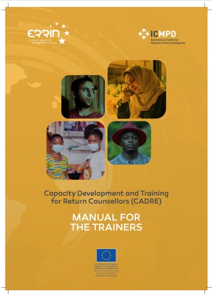 2022, ERRIN, ICMPD. Capacity Development and Training for Return Counsellors (CADRE) - Manual for the Trainers.jpeg